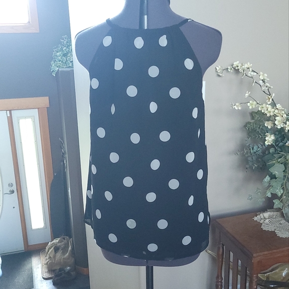 Banana Republic Factory Polka Dot Blouse - Picture 2 of 5